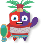 Times tables games character