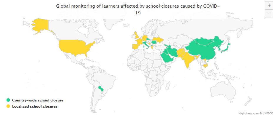 schools closed by covid